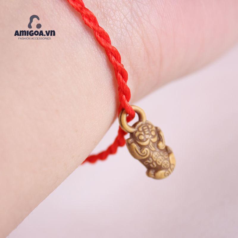 ✨✨Vòng Tay Phong Thủy Dây Đỏ May Mắn HANDMADE Nhiều Hình