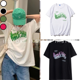Áo thun tay lỡ nam nữ, áo phông from rộng chữ VerniChten chất cotton P102