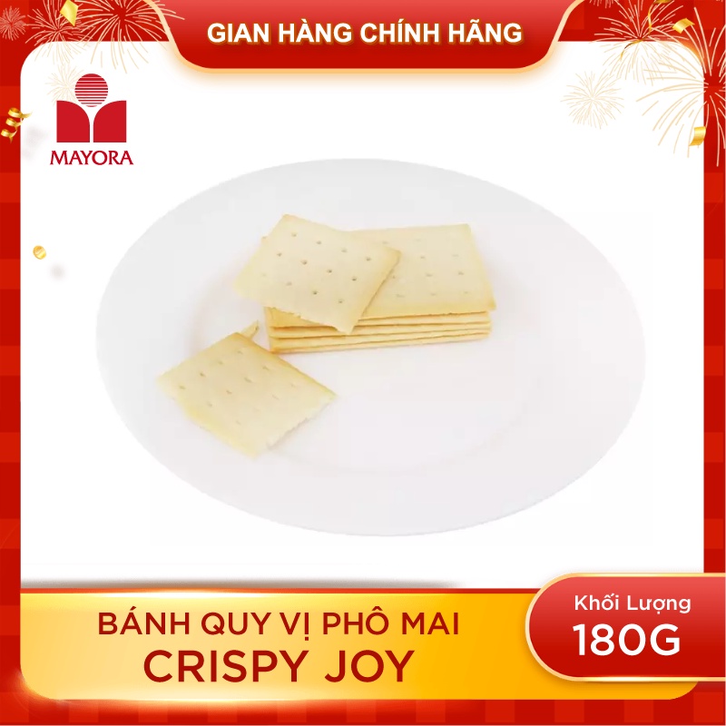 Bánh quy Crispy Joy vị phô mai Hộp 156 g