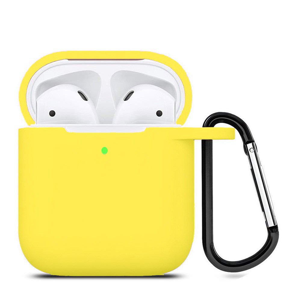 [Mã ELFLASH3 hoàn 10K xu đơn 20K] Vỏ Bảo Vệ - Case Airpods 1-2 Trơn Basic - Nhiều Màu - Silicon Chống Va Đập Siêu Bền