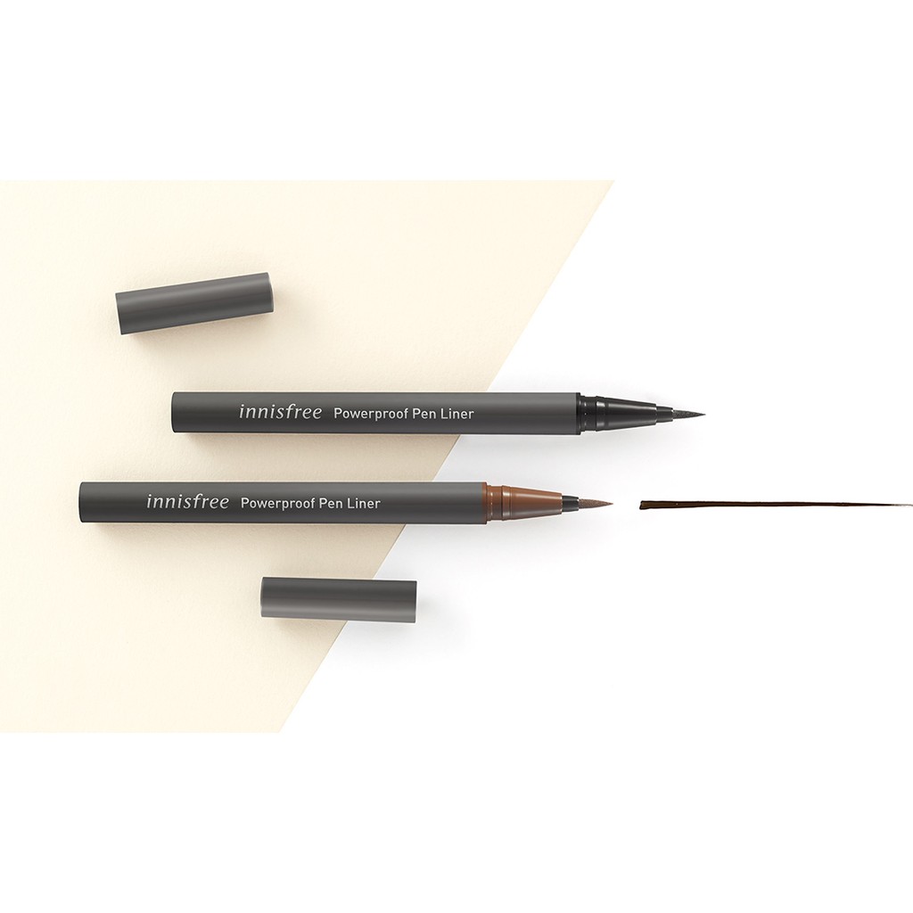 Bút kẻ viền mắt nước lâu trôi innisfree Powerproof Pen Liner 0.6g