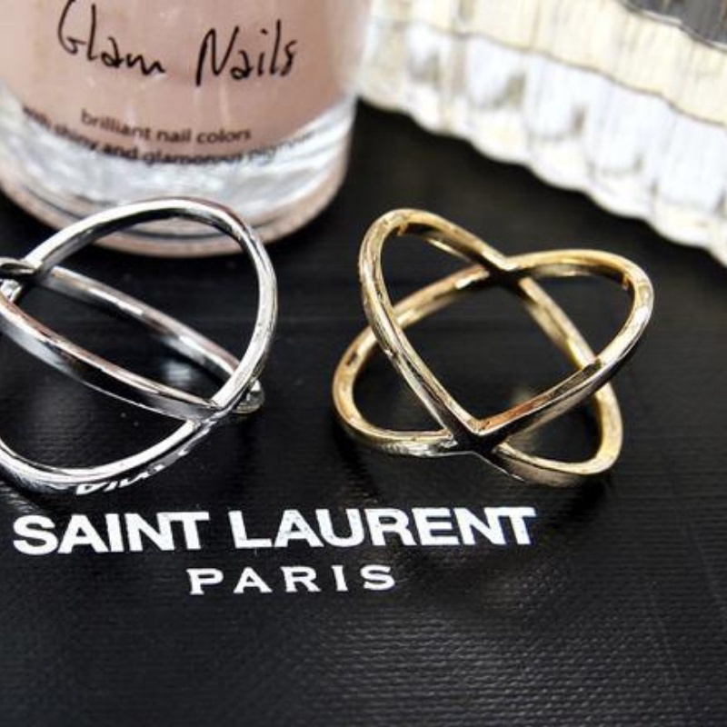 Nhẫn hình chữ X phong cách ba chiều thời trang Hàn Nhật dành cho nữ