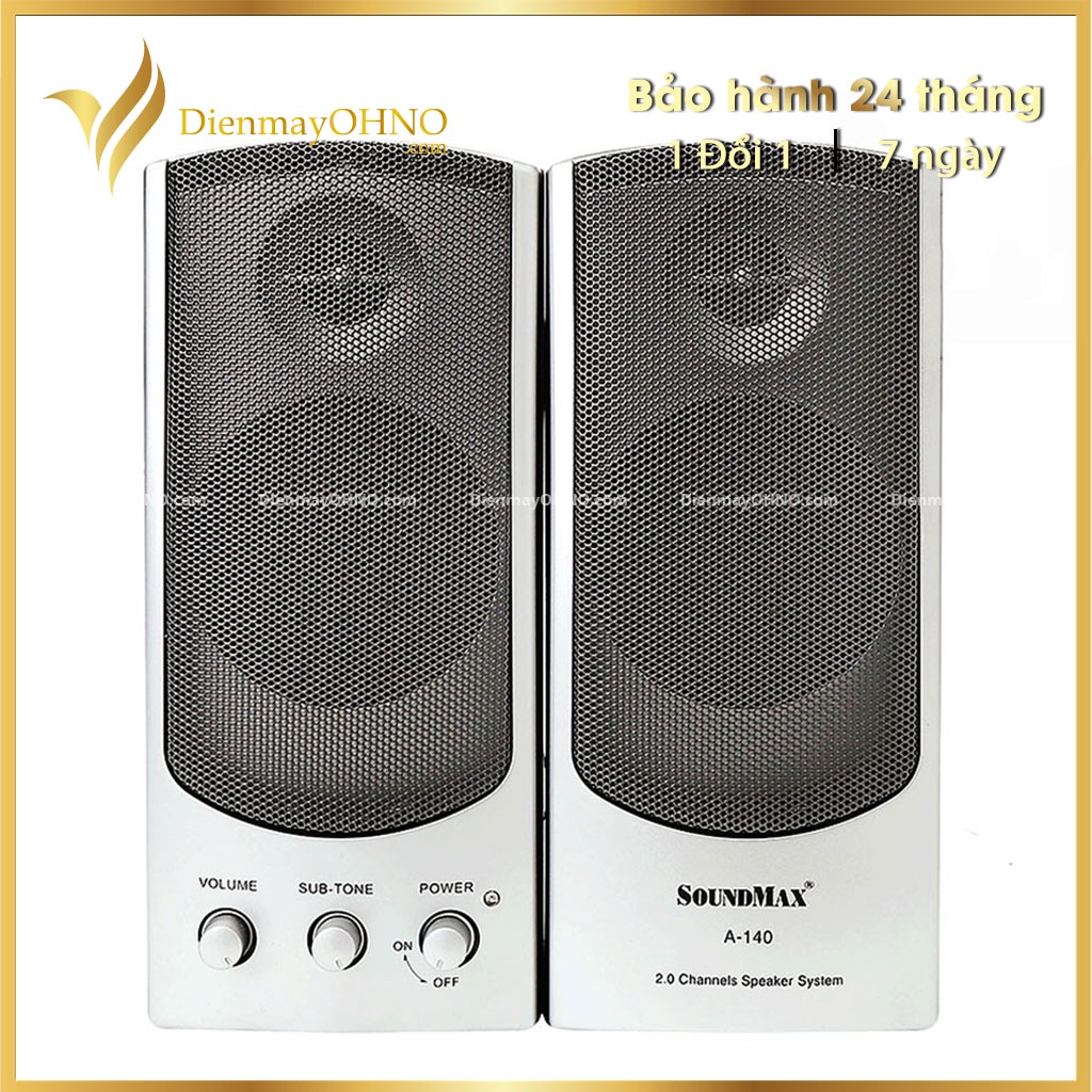 Loa PC Máy Vi Tính Để Bàn SOUNDMAX A140 Loa Laptop Nghe Nhạc Âm Thanh Có Dây – OHNO Việt Nam