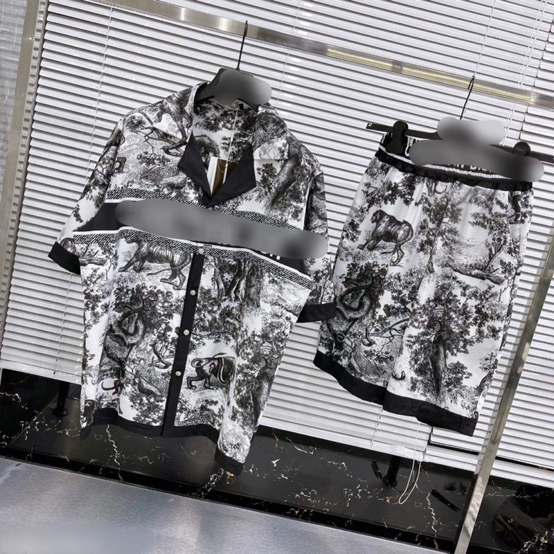 Set đi biển cổ bẻ 2227, Bộ hè nam pijama new hot trend