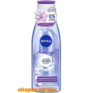 Nước Tẩy Trang 200Ml Nivea Tím Cho Da Mụn Acne Care Make Up Clear Micellar Water Chính Hãng.