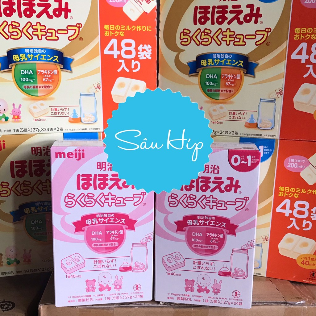 SỮA MEIJI 24 THANH 0-1  (468g)  NỘI ĐỊA NHẬT BẢN