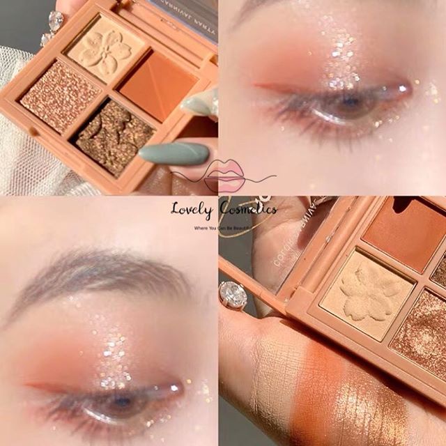 Bảng phấn mắt Novo 4 ô Cherry Blossom Hoa anh đào | BigBuy360 - bigbuy360.vn