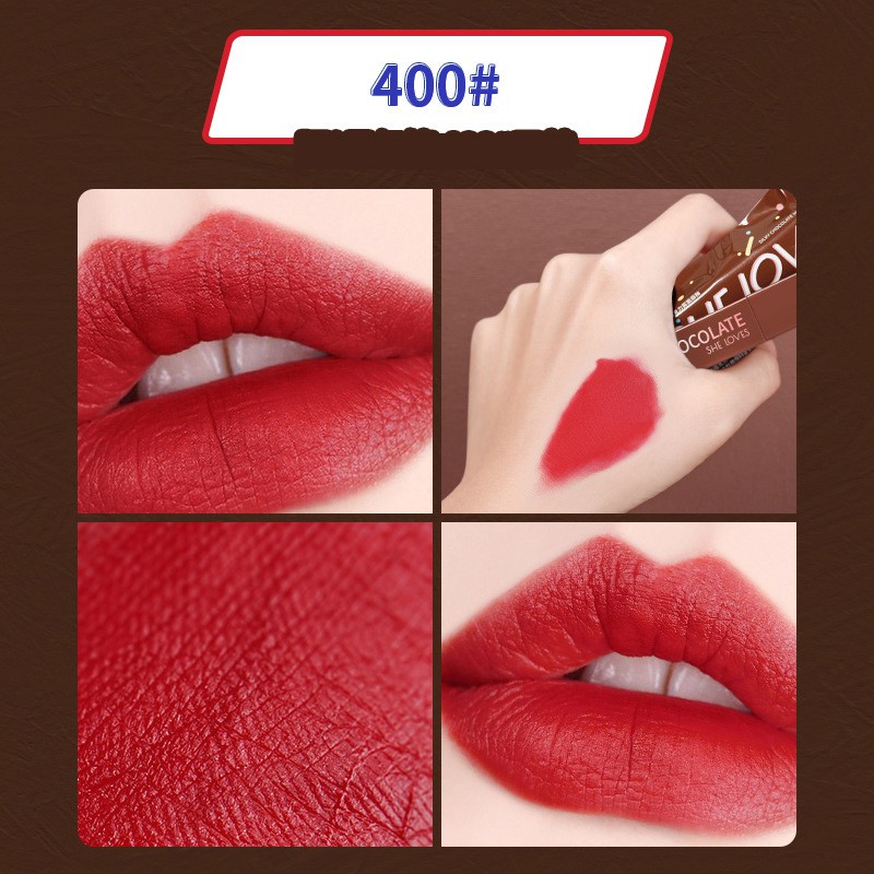 SHELOVES (Hàng Mới Về) Set 8 Son Môi Lâu Trôi Và Chống Thấm Nước Cao Cấp lipstick lip makeup waterproof durable  matte | BigBuy360 - bigbuy360.vn