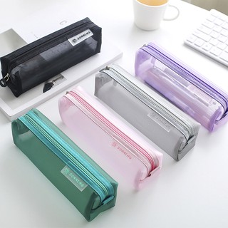 Túi Lưới Đựng Bút Trong Suốt Tiện Dụng Cho Học Sinh