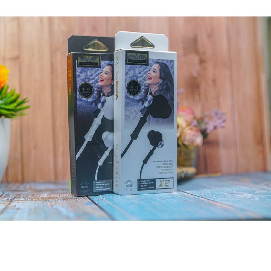 Tai Nghe Nhét Tai Voda X2 Âm Thanh Siêu Trầm | BigBuy360 - bigbuy360.vn