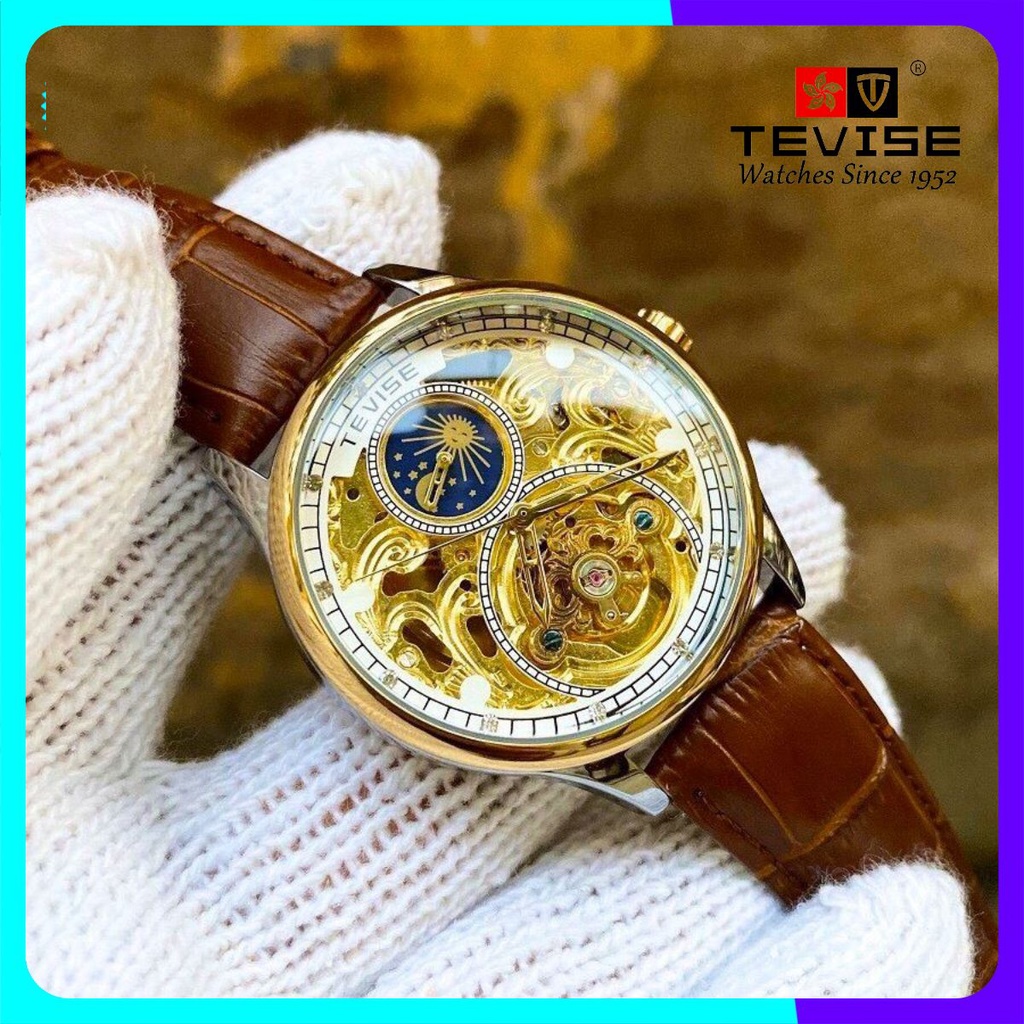 Đồng hồ cơ nam Tevise cơ lộ máy  cơ tự động không dùng pin cao cấp [ Cực phẩm đồng hồ cơ làm quà tặng ] | BigBuy360 - bigbuy360.vn