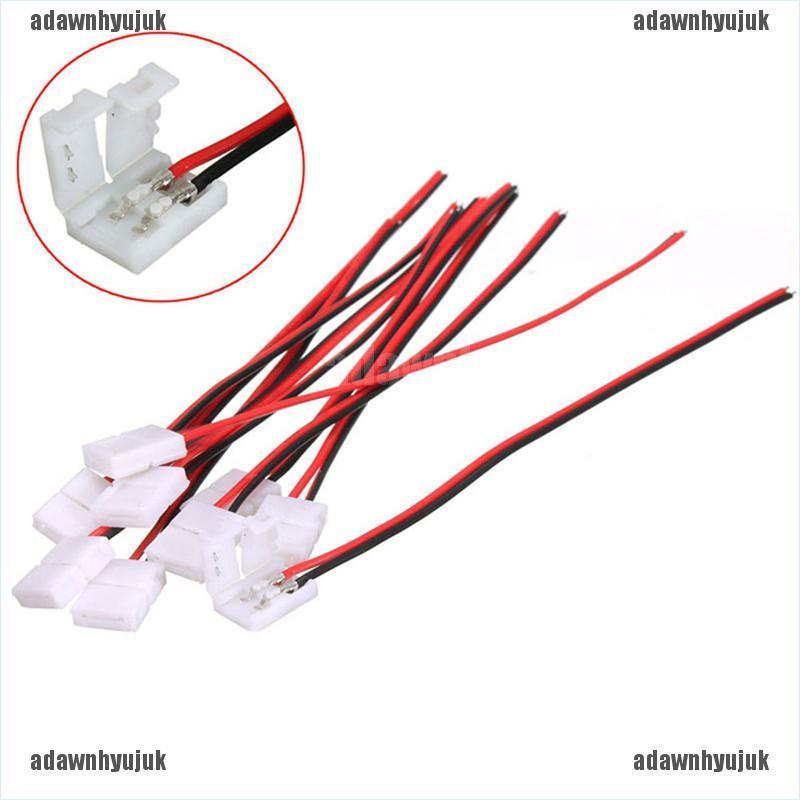 Bộ 10 Đầu Nối Dây Đèn Led 2 Pin 3528 / 5050 | BigBuy360 - bigbuy360.vn