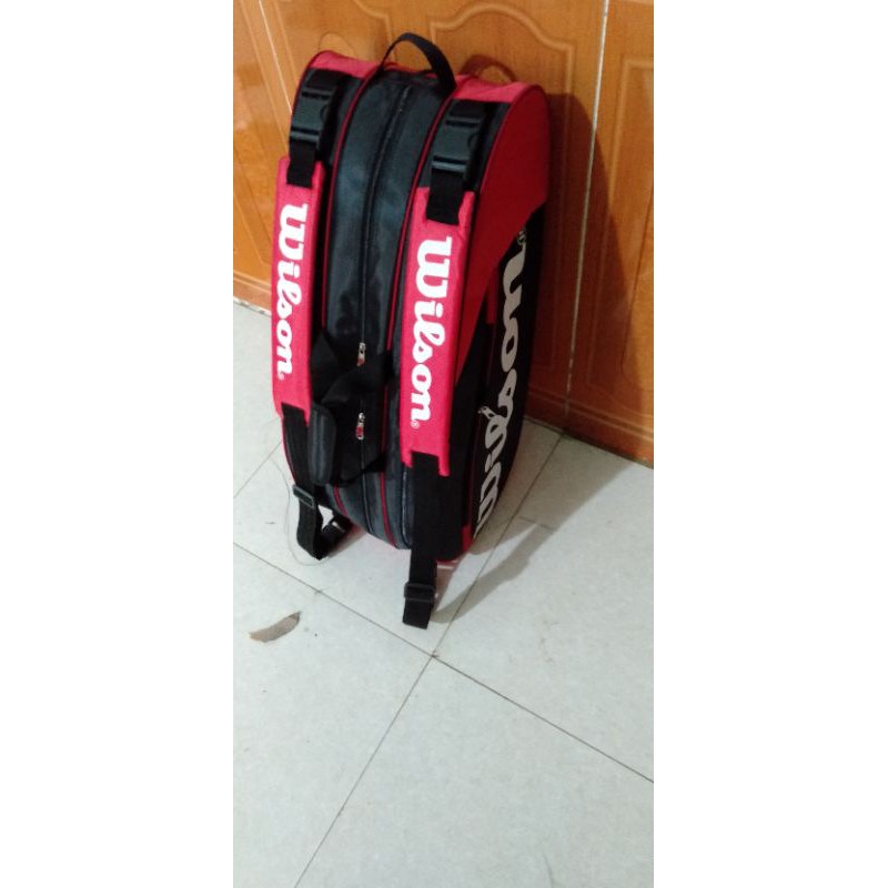 Bao vợt tennis 3 ngăn chính 2 quai đeo
