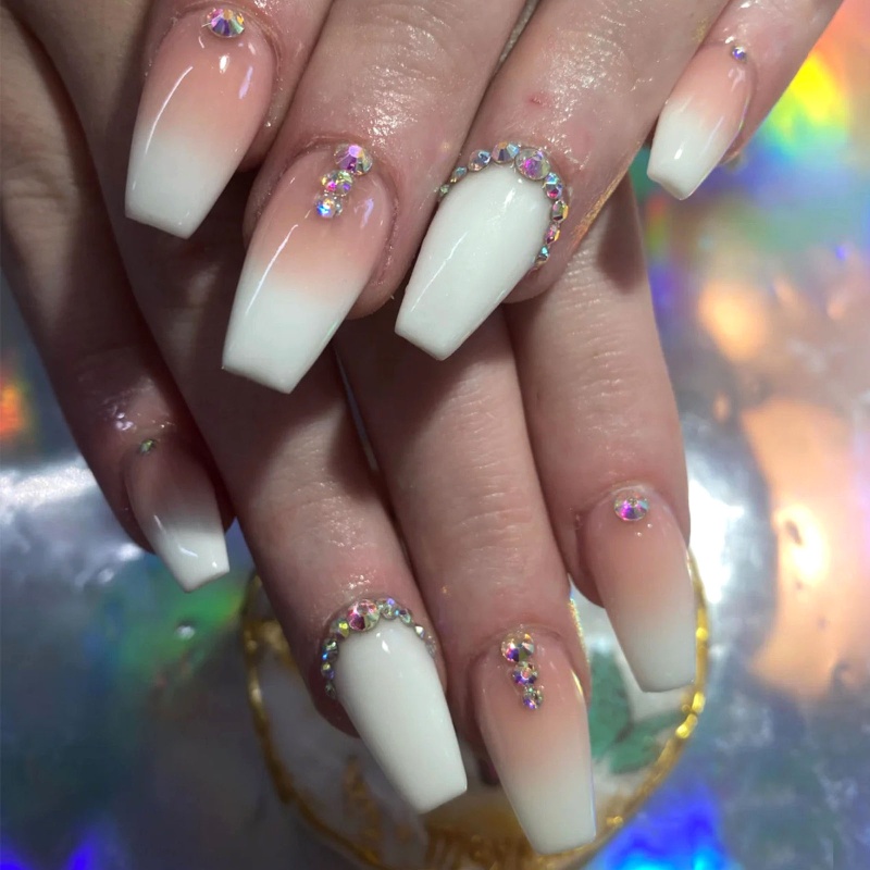 Set 500 Móng Tay Giả Bằng Acrylic Cao Cấp
