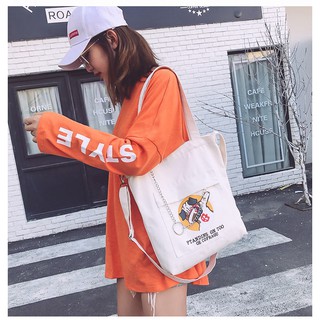 [sẵn] túi tote chéo cún