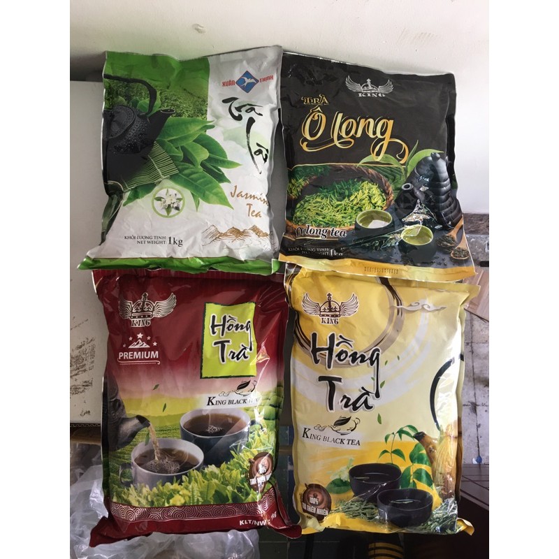 Trà KING Xuân Thịnh pha trà sữa 1kg  Hồng Trà - Trà Lài - Trà Ô Long