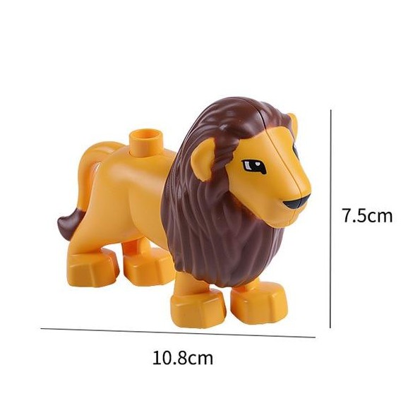 Mô hình các con vật tương thích lego duplo - Đồ chơi xếp hình lắp ráp sáng tạo đồ chơi giáo dục