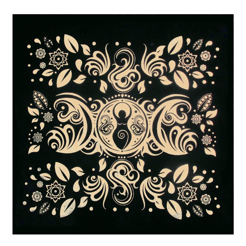 Khăn Trải Bàn Bói Tarot 19x19In Chất Lượng Cao