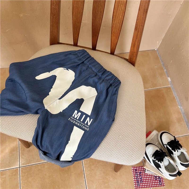 Quần Jean Dài Chống Muỗi Thiết Kế Mới Năng Động Thời Trang Mùa Hè Dành Cho Bé