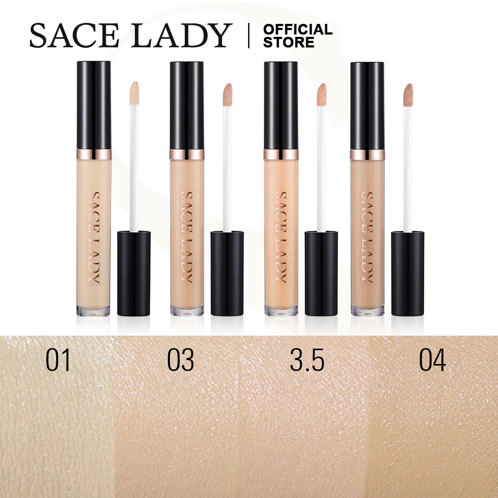 Kem Che Khuyết Điểm Mắt Dạng Lỏng SACE LADY Có 5 Màu Tùy Chọn 6ml màu 01 tone sáng