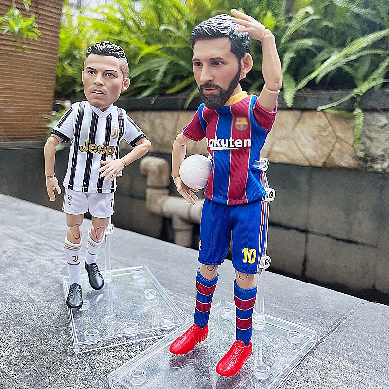 Mô Hình Cầu Thủ Bóng Đá Cristiano Ronaldo Neymar 20cm