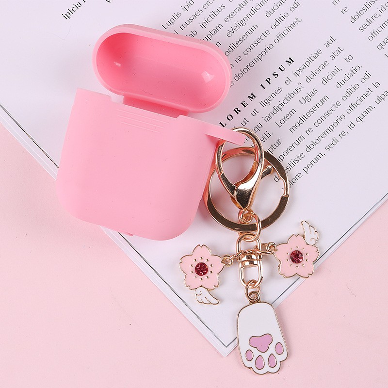 Móc Khóa Hình Thỏ Hồng Dễ Thương Phong Cách Hàn Quốc