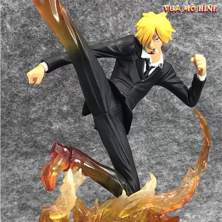 Mô hình One Piece - Figure One Piece Vinsmoke Sanji hàng cao cấp cao 16cm hiệu ứng chiến đấu đặc biệt