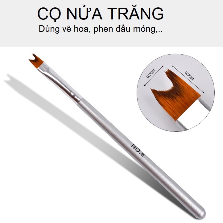 Cọ phen đầu móng - cọ nửa trăng