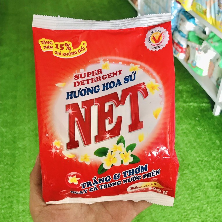 Combo 5 gói Bột giặt Net Hương hoa sứ