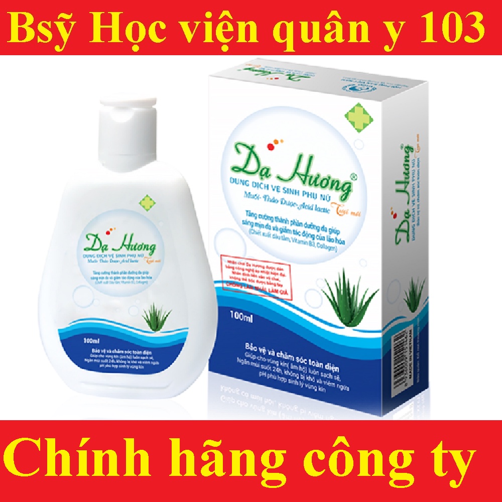 Dạ hương - Dung dịch vệ sinh phụ nữ - Đủ loại 100ml