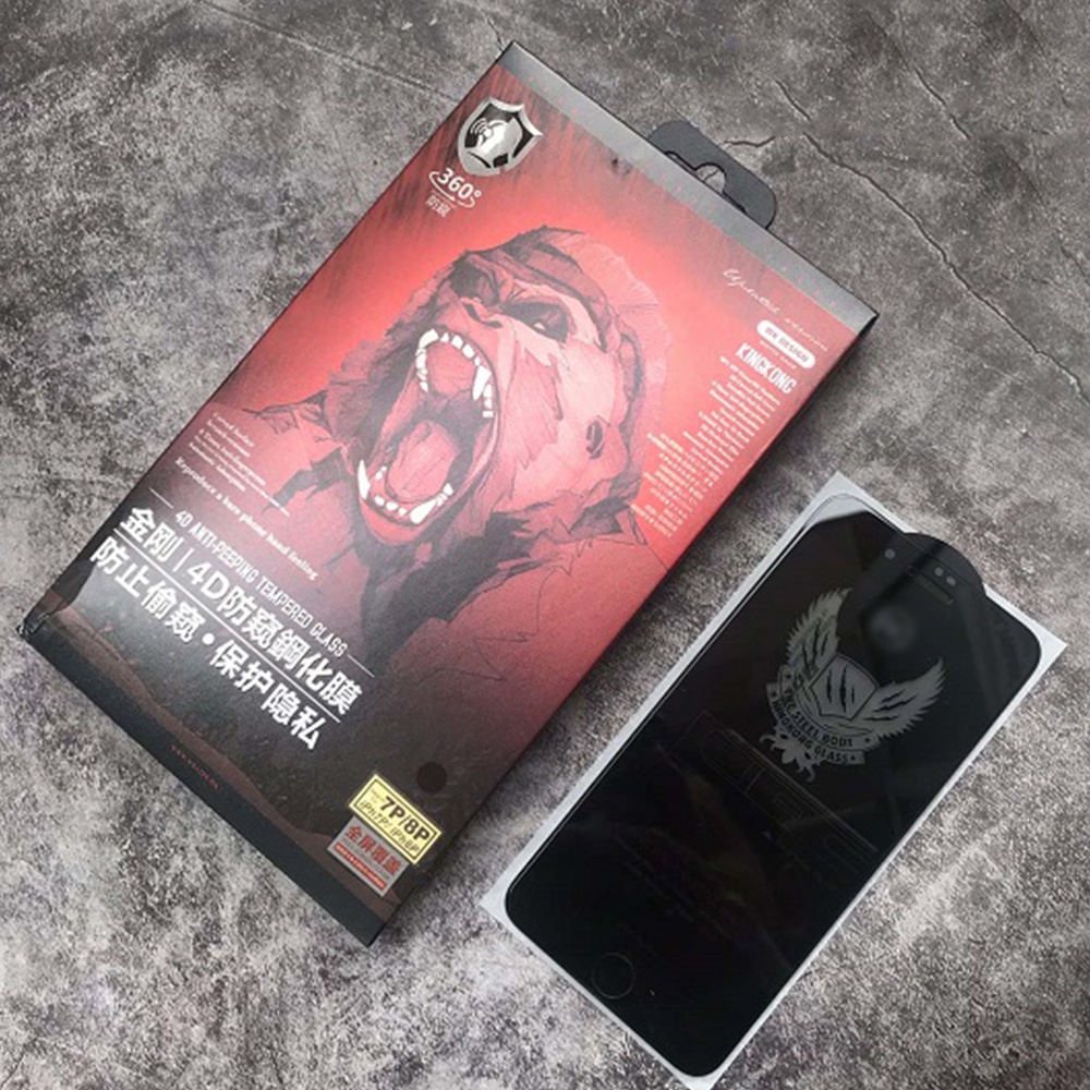 Kính Cường Lực Iphone Kinh Kong 4D Chống Nhìn Trộm 360 Độ Ip6/6s/7/8/plus/X/Xs/11/12/13/pro/max - Dream Case