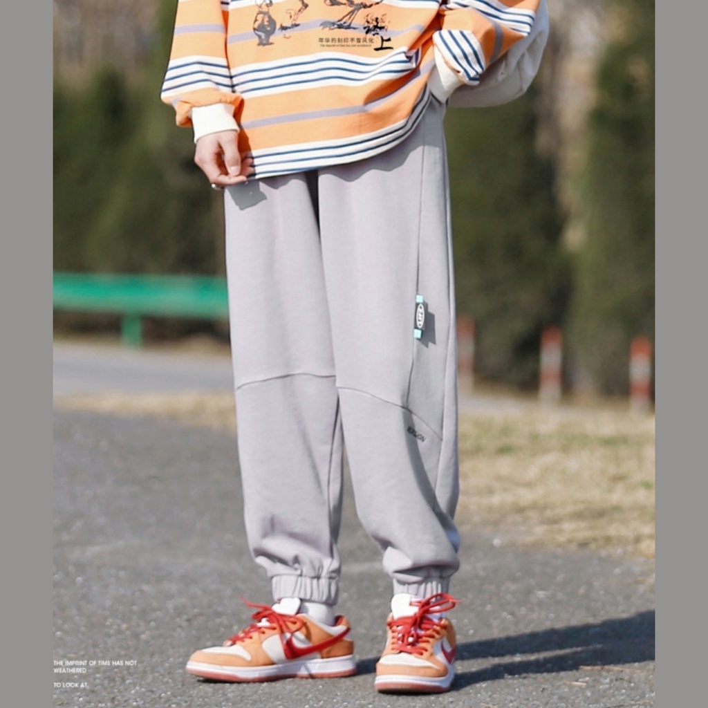 Quần Jogger nỉ MEANSTORE pants unisex basic nam nữ cạp chun ống rộng phong cách Hàn Quốc ulzzang