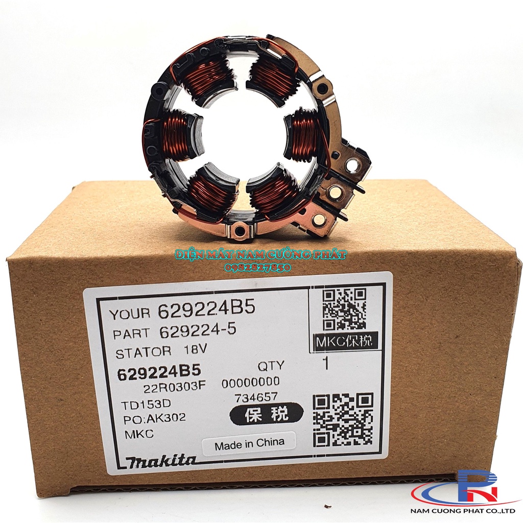 Stator máy vặn vít Makita DTD153 XDT13 629224-5