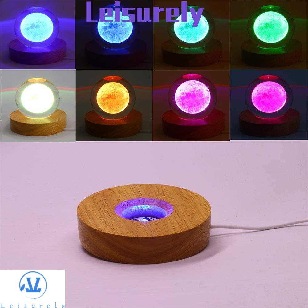 Đèn LED Đế Gỗ Nhiều Màu Sắc Kèm Điều Khiển Từ Xa Tiện Dụng Trang Trí Nhà Cửa