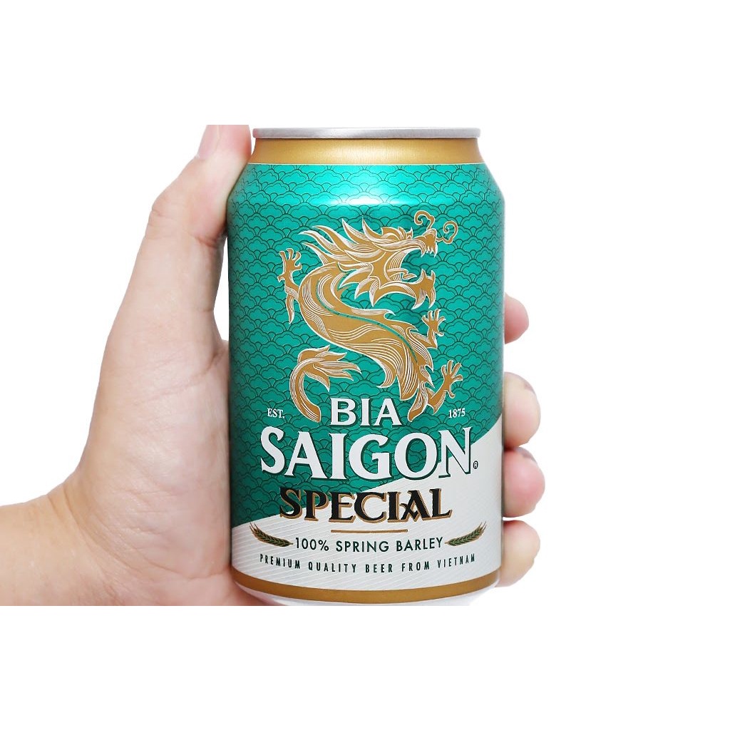 [ Hoả tốc ] Thùng bia Sài Gòn special xanh 330ml mẫu tết 2022