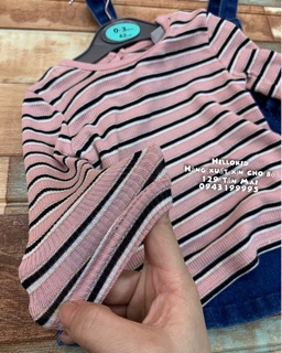 Set 3 chi tiết váy yếm jean