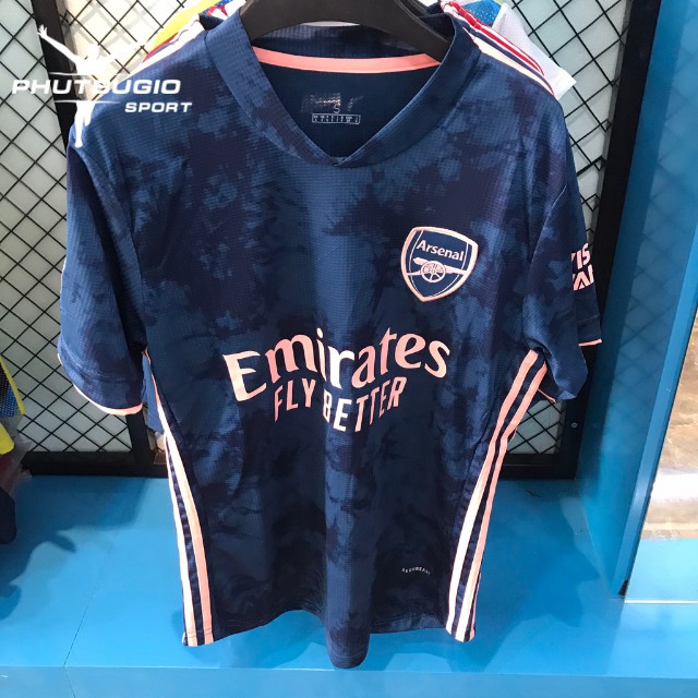 [CAO CẤP] Áo Bóng Đá Thể Thao Đá Banh CLB ARSENAL XANH ĐEN Chất Polyester, Hàng Thailand Chuẩn Thi Đấu Phút Bù Giờ Sport