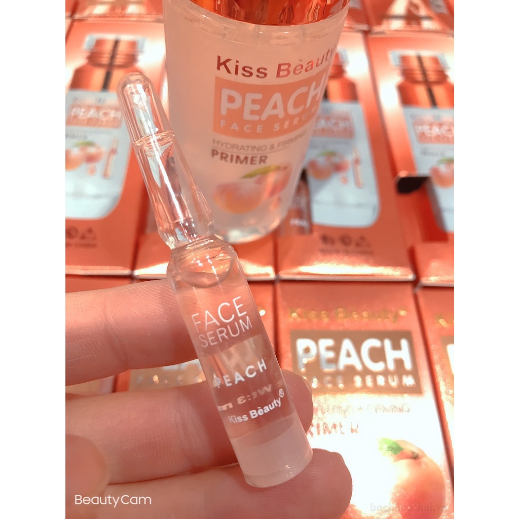 [VIP] Kem lót trang điểm kèm serum dưỡng da Kiss Beauty Peach Face Serum &amp; Primer Thái Lan