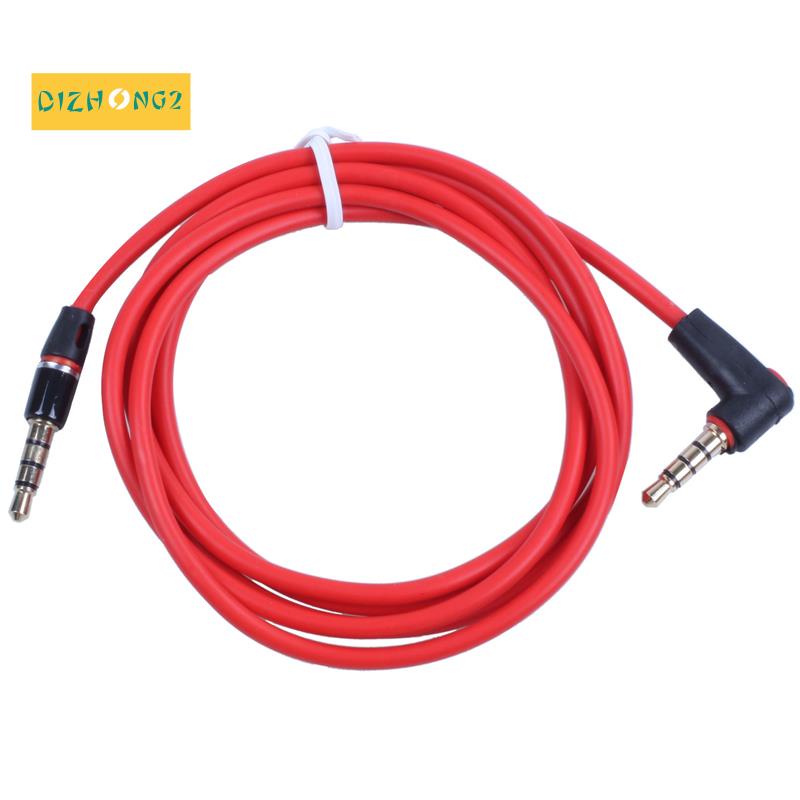 Dây Cáp Âm Thanh Nối Đầu Cắm 3.5Mm 1/8 inch Male Sang Male 4 Cực AUX Cho Tai Nghe Xe Hơi