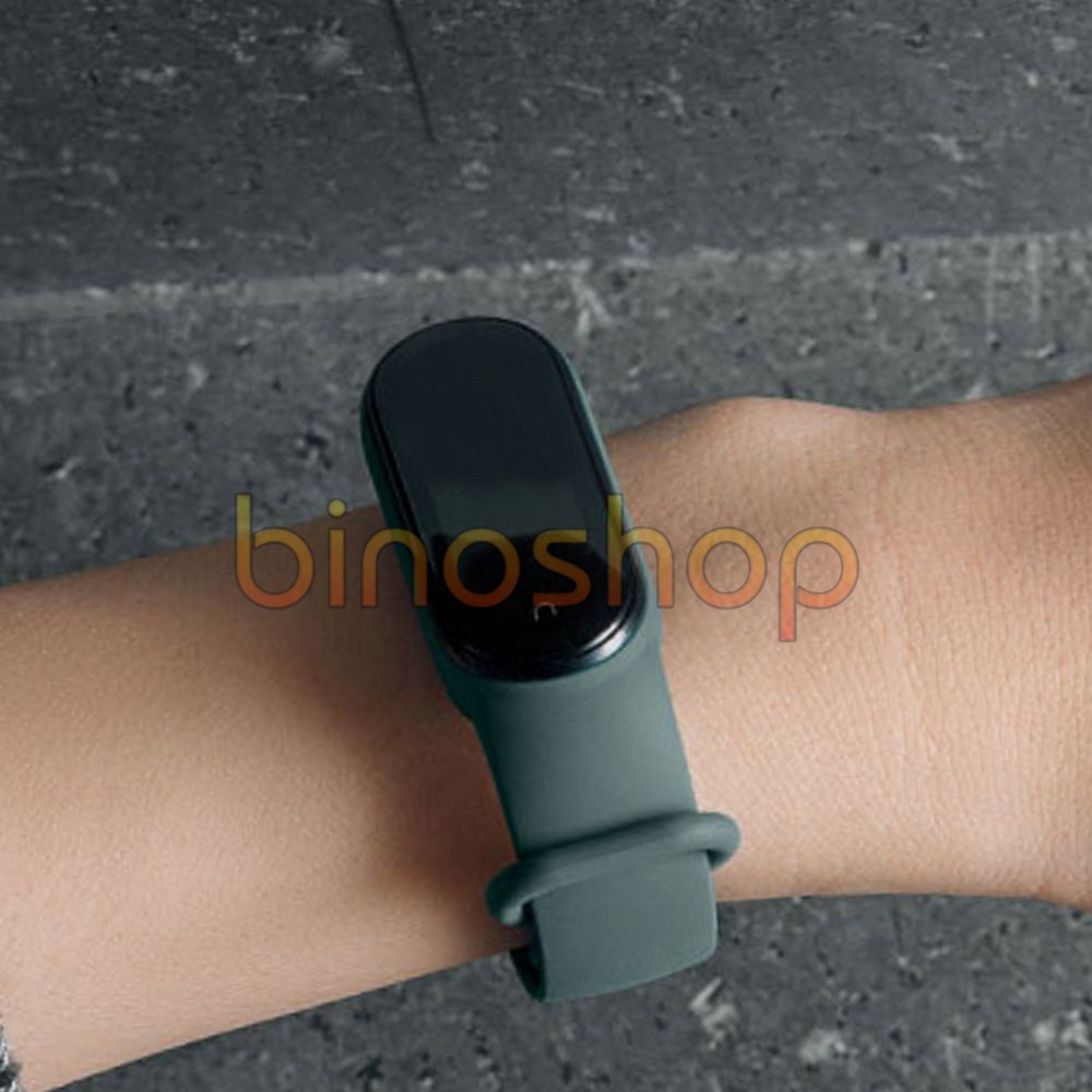 Dây đeo cao su thay thế Miband 6, miband 5 chính hãng MIJOBS - Dây đeo thay thế xiaomi mi band 5, mi band 6 mijobs