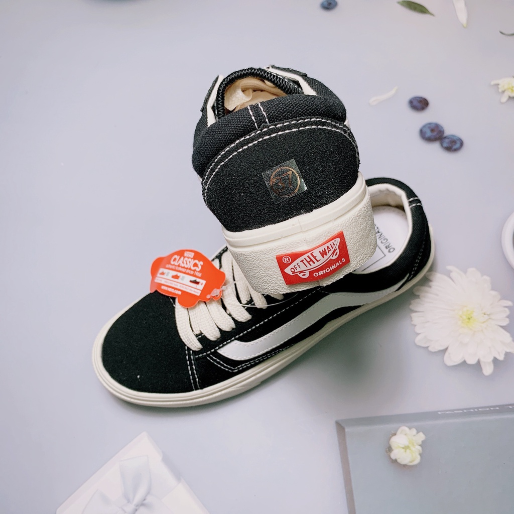 🔥Giày thể thao sneaker🔥van vault , Old Skool low đen mũi nỉ cao cấp full book | BigBuy360 - bigbuy360.vn