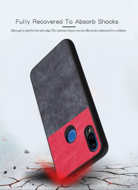 Ốp lưng Xiaomi Redmi Note 7 vân da bò thời trang cao cấp