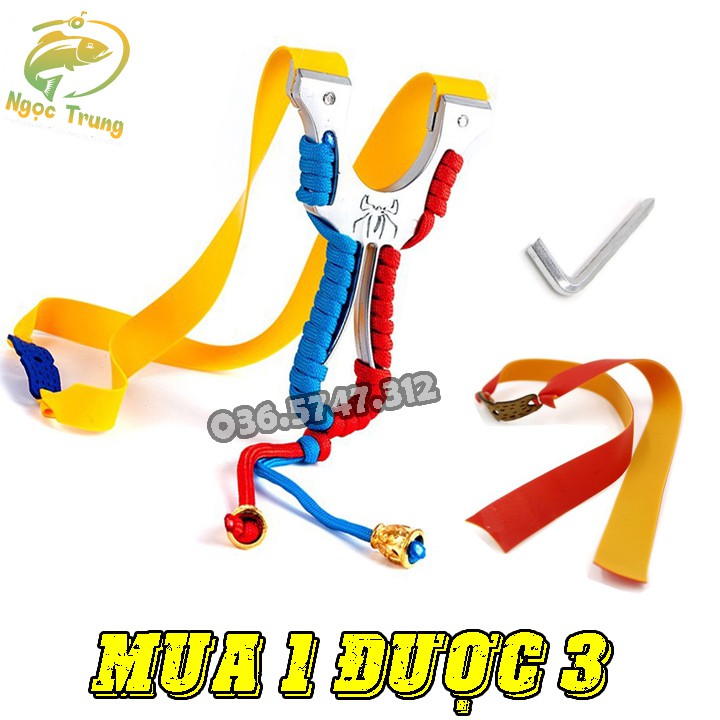 NÁ CAO SU NHỆN KIM LOẠI 304 CAO CẤP Trong Bộ Ná Cao Su inox TH-2 chất lượng 368