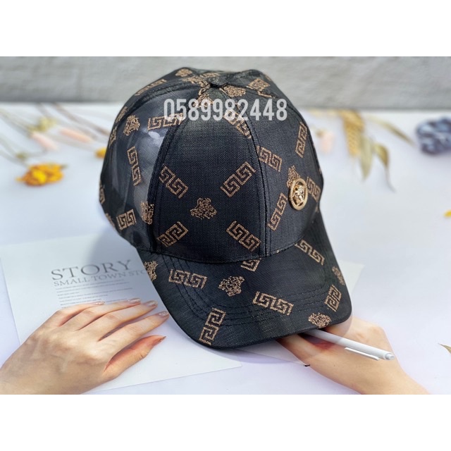 [Ảnh thật] Nón kết phối lưới thể thao in họa tiết phối vesac logo cá tính nam nữ (Siêu rẻ 1996)