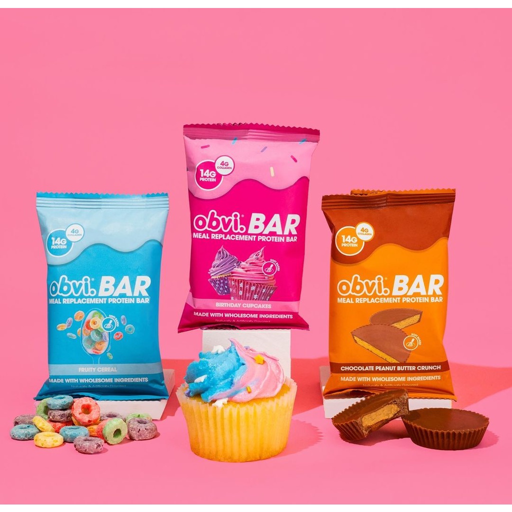 Bánh ăn kiêng Obvi Protein Mealreplacement siêu ngon, không ngán