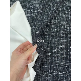 Vải dạ tweed hàn sịn