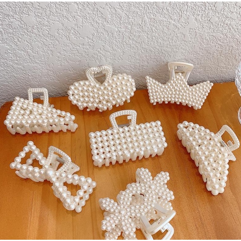 RẺ VÔ ĐỊCH  1 chiếc kẹp tóc ngọc phong cách Hàn quốc xinh xắn