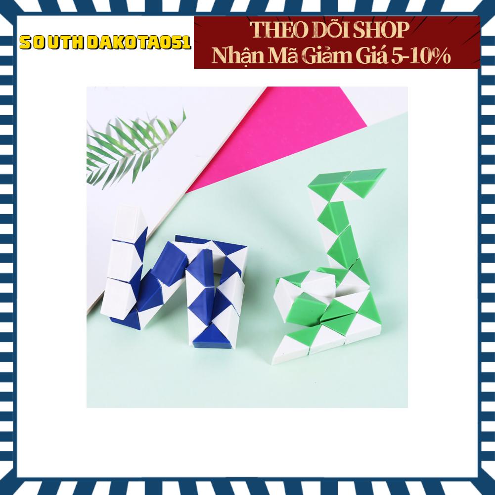Đồ chơi xếp hình rắn lắp ráp bằng nhựa xoắn mini phù hợp làm quà tặng giáo dục cho bé trai/ bé gái