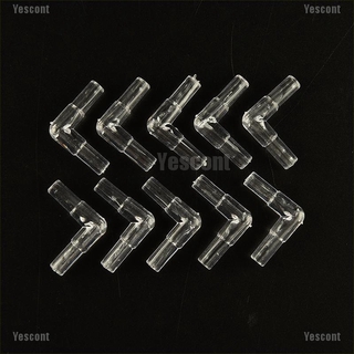 Set 10 Đầu Nối Ống Nước Bằng Nhựa Trong Suốt Tiện Lợi Dành Cho Bể Cá