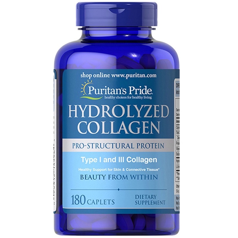 Viên Hydrolyzed Collagen Puritan 1000 mg